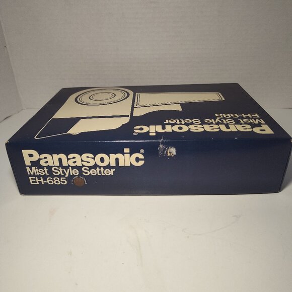 Panasonic EH685 Mist Style Setter Hair Dryer Blue Compact New Open Box Vintage - Picture 4 of 6